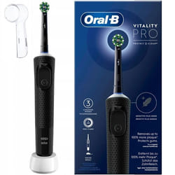 Brosse à dents électrique - Oral-B - Vitality Pro Protect X Clean - 3 modes - Timer 2 min - Batterie 10 jours