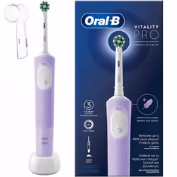 Brosse à dents électrique - Oral-B - Vitality Pro D103 - Lilas Violet - 3 modes - Minuteur 2 min