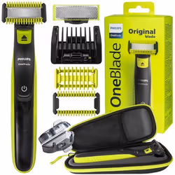 Rasoir électrique - Philips - OneBlade QP2824 - Visage et corps - Étanche - Avec étui de transport