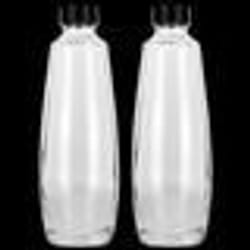 Carafe en verre - Sodastream - DUO 1L - Lot de 2 bouteilles lavables lave vaisselle - Compatible E-DUO