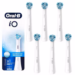 Brossettes de rechange - Oral-B - iO Ultimate Clean - 6 pièces - Compatibles iO uniquement