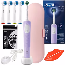 Brosse à dents électrique - Oral-B - Vitality Pro D103 - 3 modes - Accessoires inclus - Étui voyage