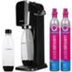 Saturateur eau gazeuse - Sodastream - ART Noir - 1L - Quick Connect - 2 recharges CO2 - Design élégant