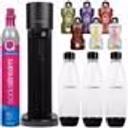Saturateur eau gazeuse - SodaStream - GAIA - Noir - 3 bouteilles - Capsule Quick Connect - Sans BPA
