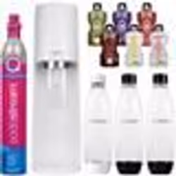 Saturateur eau gazeuse - Sodastream - Terra White - 3 bouteilles 1L - 1 cylindre CO2 - 6 saveurs