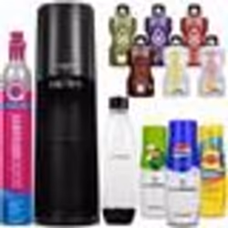Machine à soda - SodaStream - Terra - Pack complet - Bouteille incluse - Sirops variés