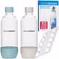 Bouteilles - SodaStream - Jet 1L x2 - Tritan sans BPA - Compatible lave vaisselle - Avec tablettes nettoyage