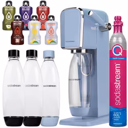 Machine à soda - SodaStream - Art Blue - 1L - 2 bouteilles - Couleur Bleu/Noir