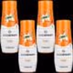 Sirop SodaStream - Mirinda - 4 Bouteilles - 440 ml - Goût Orange Pétillante - Concentré