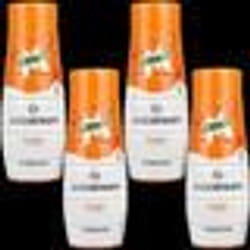 Sirop SodaStream - Mirinda - 4 Bouteilles - 440 ml - Goût Orange Pétillante - Concentré