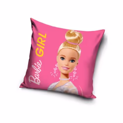 Coussin - Barbie - Barbie Fille - 40 cm x 40 cm - 100 % polyester - Accessoire de chambre enfant