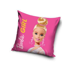 Coussin - Barbie - Barbie Fille - 40 cm x 40 cm - 100 % polyester - Accessoire de chambre enfant