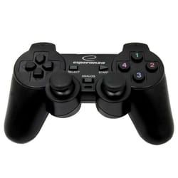 Esperanza EG102 accessoire de jeux vidéo Noir USB 2.0 Manette de jeu Analogique/Numérique PC, Playstation 3