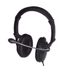Esperanza EH101, Avec fil, Appels/Musique, Casque, Noir