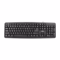 Esperanza TKR101, Taille réelle (100 %), USB, QWERTY, Noir