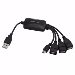 Esperanza EA114, USB 2.0, 480 Mbit/s, Noir