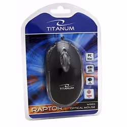 Esperanza Titanum souris Droitier USB Type-A Optique 1000 DPI