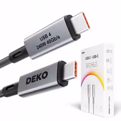 Câble USB-C CHARGE RAPIDE USB TYPE-C POUR APPLE Thunderbolt 240 W USB4 1 M