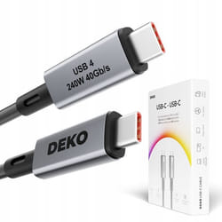 Câble USB-C CHARGE RAPIDE USB TYPE-C POUR APPLE Thunderbolt 240 W USB4 1 M