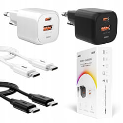 2x chargeur usb c rapide pour téléphone universel 20W + 2x câble usb c 100W