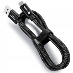 Câble USB C 15 m 60 W PD QC CHARGE RAPIDE PUISSANT POUR TÉLÉPHONE NOIR DÉCO