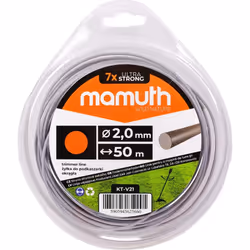 Le fil de coupe MAMUTH KT-V21 2,0mm 50m est l'outil idéal pour tout jardinier qui cherche une solution fiable et efficace pou ...