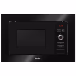 Amica AMMB20E1GB, Intégré, Micro-ondes grill, 20 L, 800 W, Écran integré, Boutons, Rotatif