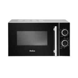 Amica Micro-ondes avec Gril AMGF20M1GS Noir 700 W 20 L