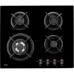Amica PG6411SR table de cuisson Noir Intégré (placement) Gaz 4 zone(s)