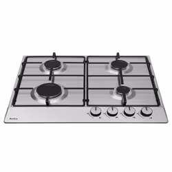 Amica PGA6100BPR plaque Acier brossé Intégré 59 cm Gaz 4 zone(s)