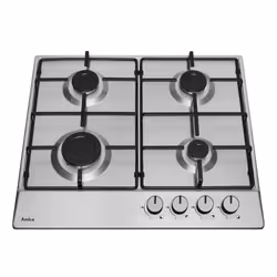 Amica PGA6100BPR plaque Acier brossé Intégré 59 cm Gaz 4 zone(s)