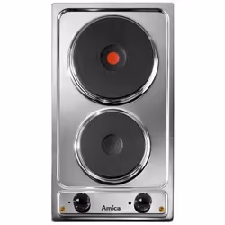 Amica PEA0420, Acier inoxydable, 29 cm, Plaque scellée, Émaillé, 2 zone(s), 2 zone(s)