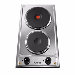 Amica PEA0420 plaque Acier inoxydable 29 cm Plaque scellée 2 zone(s)