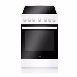 Amica ACV603B, Cuisinière, Blanc, Rotatif, Blanc, Front / Top front, Bas