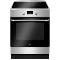 Amica ACI7005VX four et cuisinière Plaque avec zone à induction Noir, Acier inoxydable A