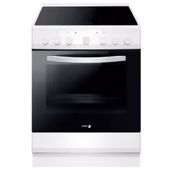Fagor FACV2004B, Cuisinière, Blanc, Rotatif, Devant, Céramique, 4 zone(s)