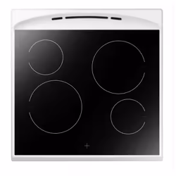 Amica ACV7005RB four et cuisinière Electrique Plaque avec zone à induction Blanc A