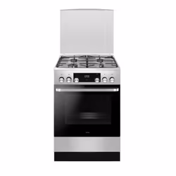 Amica ACM7005RX, Cuisinière, Acier inoxydable, Rotatif, Acier inoxydable, Devant, Gaz