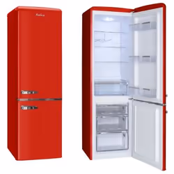 Amica KGCR 387100 R, 244 L, N-ST, 43 dB, 3 kg/24h, E, Rouge