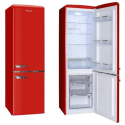 Amica KGCR 387100 R réfrigérateur-congélateur Pose libre 244 L E Rouge