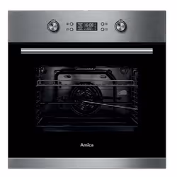 Amica AO2009X/1, Moyenne, Four électrique, 70 L, 3200 W, 72 L, A pyrolyse