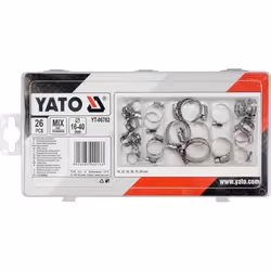 Yato YT-06782 serre-joints Collier pour tuyau