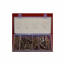 ASSORTIMENT DE 50 GOUPILLES PLIANTES. Poids : 1520 grammes Largeur : 16.8 centimètres Hauteur : 4.7 centimètres Longueur : 28 ...