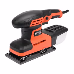 Yato YT-82230, Ponceuse orbitale aléatoire, Noir, Orange, 93 dB, 82 dB, 5,4 m/s², Secteur