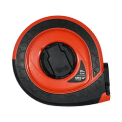 Yato YT-71570 mètre à ruban 20 m Acrylonitrile-Butadiène-Styrène (ABS), Fibre de verre, Caoutchouc Noir, Rouge