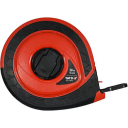 Yato YT-71571 mètre à ruban 30 m Acrylonitrile-Butadiène-Styrène (ABS), Fibre de verre, Caoutchouc Noir, Rouge