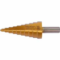 Yato YT-44741, Perceuse, Foret gradué, 75 mm, Plastique, Acier inoxydable, Acier, 5,2 cm, Tige cylindrique