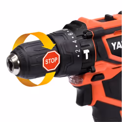Yato YT-82783 perceuse 1650 tr/min Sans clé 1,2 kg Noir, Rouge