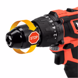 Yato YT-82787 perceuse 1650 tr/min Sans clé 1,3 kg Noir, Rouge
