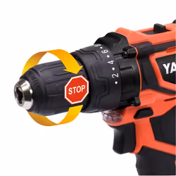 Yato YT-82795 perceuse 2000 tr/min Sans clé 1,2 kg Noir, Rouge - Vue supplémentaire 3
